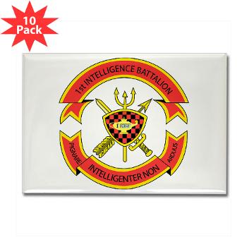 1IB - M01 - 01 - 1st Intelligence Battalion - Rectangle Magnet (10 pack) - Click Image to Close