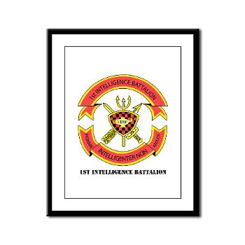 1IB - M01 - 02 - 1st Intelligence Battalion with Text - Framed Panel Print - Click Image to Close