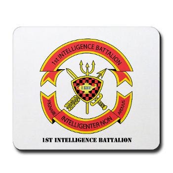 1IB - M01 - 03 - 1st Intelligence Battalion with Text - Mousepad