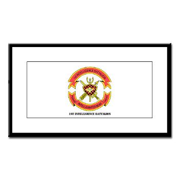 1IB - M01 - 02 - 1st Intelligence Battalion with Text - Small Framed Print
