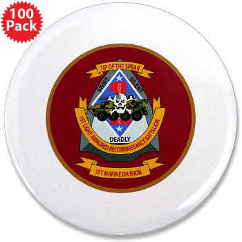 1LARB - M01 - 01 - 1st Light Armored Reconnaissance Bn - 3.5" Button (100 pack) - Click Image to Close