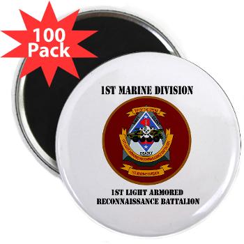 1LARB - M01 - 01 - 1st Light Armored Reconnaissance Bn with Text - 2.25" Magnet (100 pack) - Click Image to Close