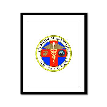 1MB - M01 - 02 - 1st Medical Battalion Framed Panel Print
