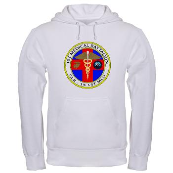 1MB - A01 - 03 - 1st Medical Battalion Hooded Sweatshirt - Click Image to Close