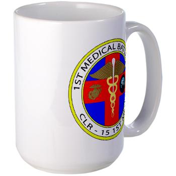 1MB - M01 - 03 - 1st Medical Battalion Large Mug