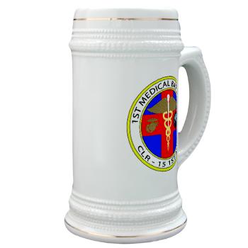 1MB - M01 - 03 - 1st Medical Battalion Stein - Click Image to Close