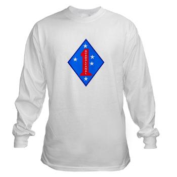1MD - A01 - 03 - 1st Marine Division - Long Sleeve T-Shirt - Click Image to Close