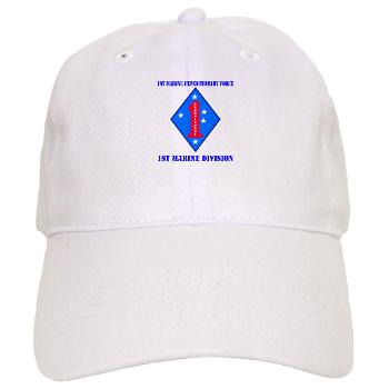 1MD - A01 - 01 - 1st Marine Division with Text - Cap