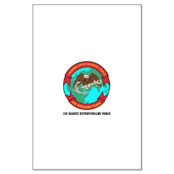1MEF - M01 - 02 - 1st Marine Expeditionary Force with Text - Large Poster
