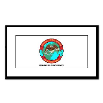 1MEF - M01 - 02 - 1st Marine Expeditionary Force with Text - Small Framed Print - Click Image to Close