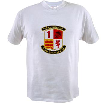 1MLG - A01 - 04 - 1st Marine Logistics Group - Value T-Shirt - Click Image to Close