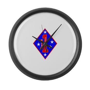 1MR - M01 - 03 - 1st Marine Regiment - Large Wall Clock