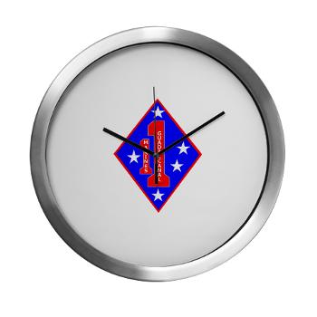 1MR - M01 - 03 - 1st Marine Regiment - Modern Wall Clock - Click Image to Close