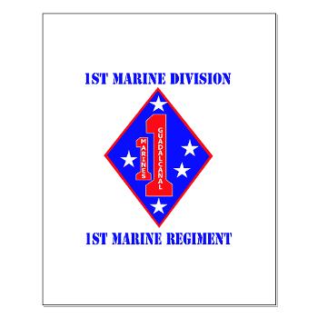 1MR - M01 - 02 - 1st Marine Regiment with Text - Small Poster