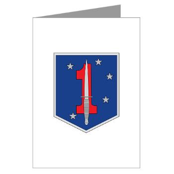 1MSOB - M01 - 02 - 1st Marine Special Operations Battalion - Greeting Cards (Pk of 10)