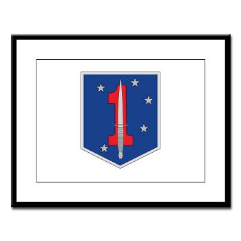 1MSOB - M01 - 02 - 1st Marine Special Operations Battalion - Large Framed Print