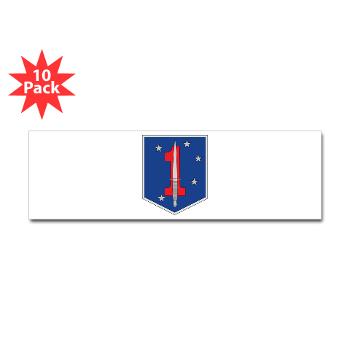 1MSOB - M01 - 01 - 1st Marine Special Operations Battalion - Sticker (Bumper 10 pk)