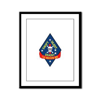 1RB - M01 - 02 - 1st Reconnaissance Battalion Framed Panel Print
