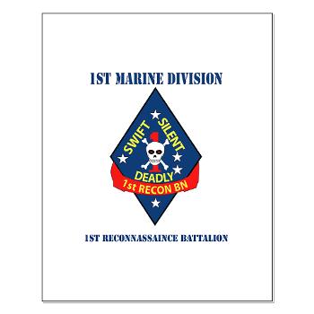1RB - M01 - 02 - 1st Reconnaissance Battalion with Text Small Poster