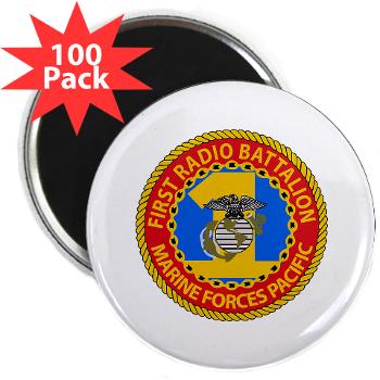 1RBn - M01 - 01 - 1st Radio Battalion 2.25" Magnet (100 pack) - Click Image to Close