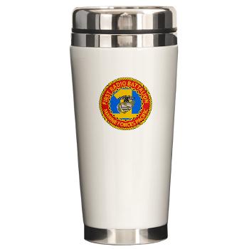 1RBn - M01 - 03 - 1st Radio Battalion Ceramic Travel Mug