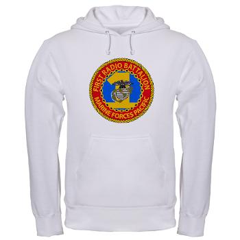 1RBn - A01 - 03 - 1st Radio Battalion Hooded Sweatshirt - Click Image to Close