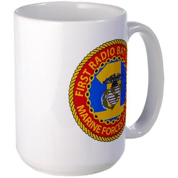 1RBn - M01 - 03 - 1st Radio Battalion Large Mug - Click Image to Close