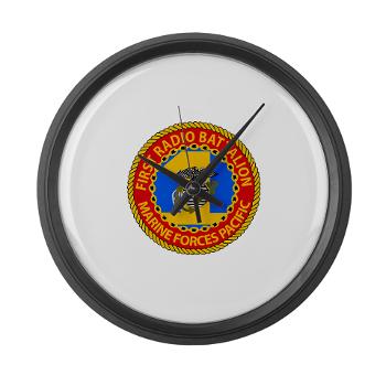 1RBn - M01 - 03 - 1st Radio Battalion Large Wall Clock - Click Image to Close