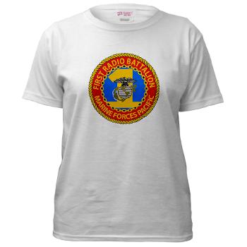 1RBn - A01 - 04 - 1st Radio Battalion Women's T-Shirt - Click Image to Close