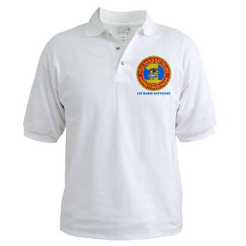 1RBn - A01 - 04 - 1st Radio Battalion with Text Golf Shirt