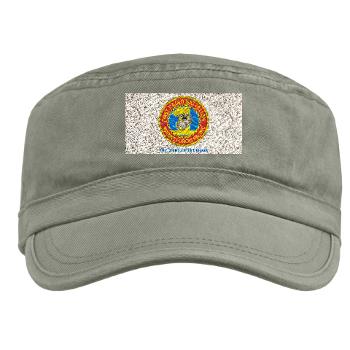 1RBn - A01 - 01 - 1st Radio Battalion with Text Military Cap