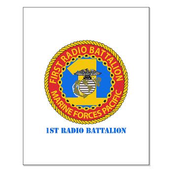 1RBn - M01 - 02 - 1st Radio Battalion with Text Small Poster