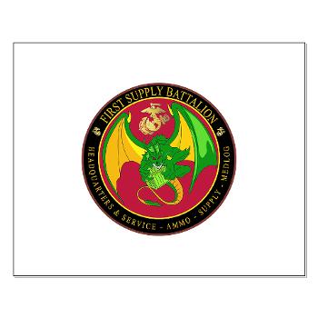 1SB - M01 - 02 - 1st Supply Battalion Small Poster - Click Image to Close