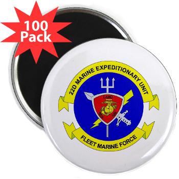 22MEU - M01 - 01 - 22nd Marine Expeditionary Unit - 2.25" Magnet (100 pack) - Click Image to Close