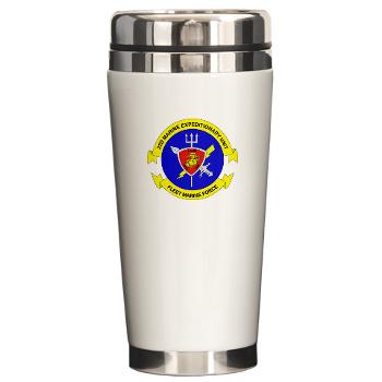 22MEU - M01 - 03 - 22nd Marine Expeditionary Unit - Ceramic Travel Mug