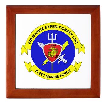 22MEU - M01 - 03 - 22nd Marine Expeditionary Unit - Keepsake Box - Click Image to Close