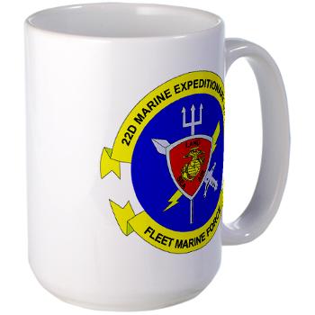 22MEU - M01 - 03 - 22nd Marine Expeditionary Unit - Large Mug