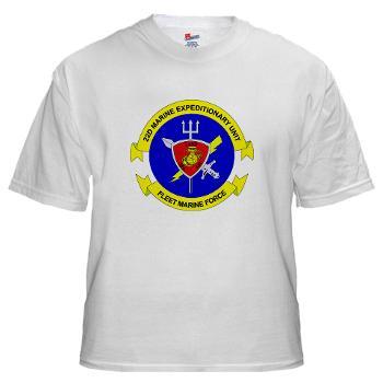 22MEU - A01 - 04 - 22nd Marine Expeditionary Unit - White t-Shirt - Click Image to Close