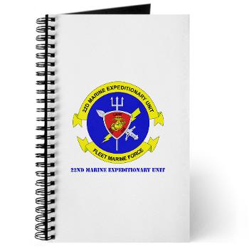 22MEU - M01 - 02 - 22nd Marine Expeditionary Unit with Text - Journal