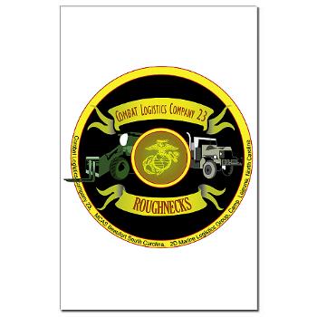 23CLC - M01 - 02 - 23rd Combat Logistics Coy - Mini Poster Print