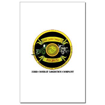 23CLC - M01 - 02 - 23rd Combat Logistics Coy with Text - Mini Poster Print