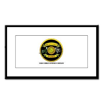23CLC - M01 - 02 - 23rd Combat Logistics Coy with Text - Small Framed Print - Click Image to Close