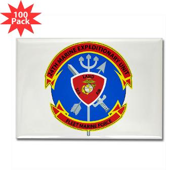 24MEU - M01 - 01 - 24th Marine Expeditionary Unit - Rectangle Magnet (100 pack)