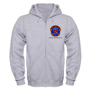 24MEU - A01 - 03 - 24th Marine Expeditionary Unit with Text - Zip Hoodie - Click Image to Close