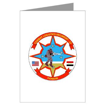 25CLR - M01 - 02 - 25th Combat Logistics Regiment - Greeting Cards (Pk of 10) - Click Image to Close