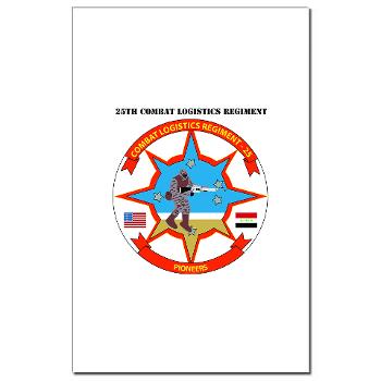 25CLR - M01 - 02 - 25th Combat Logistics Regiment with Text - Mini Poster Print - Click Image to Close