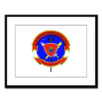 26MEU - M01 - 02 - 26th Marine Expeditionary Unit - Large Framed Print