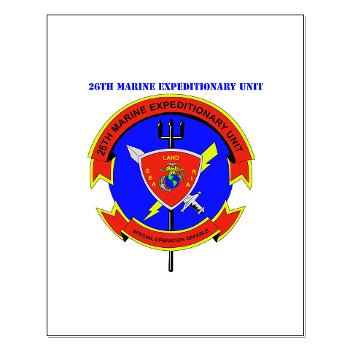 26MEU - M01 - 02 - 26th Marine Expeditionary Unit with Text - Small Poster