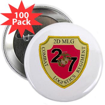 27CLR - M01 - 01 - 27th Combat Logistics Regiment - 2.25" Button (100 pack) - Click Image to Close