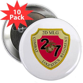27CLR - M01 - 01 - 27th Combat Logistics Regiment - 2.25" Button (10 pack) - Click Image to Close